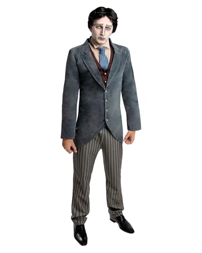 Funidelia Disfraz Oficial de Victor Van Dort - La Novia Cadáver para Hombre, Chaqueta, Chaleco con Pechera, Corbata y pantalón - Traje para Adultos para Fiestas, Carnaval y Halloween - Talla XL