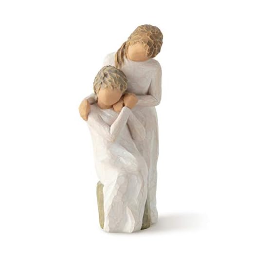 Willow Tree Figurin, cast Stone, Loving My Mother, 6,5 tum hög