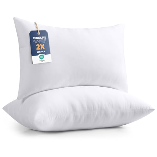 Utopia Bedding Coussins de Garnissage 50 x 70 cm (Lot de 2), Coussin à Recouvrir, Oreillers Intérieur,...