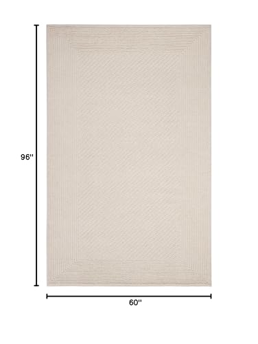 Tapete Safavieh Natura 5' x 8' color marfil miniatura 2