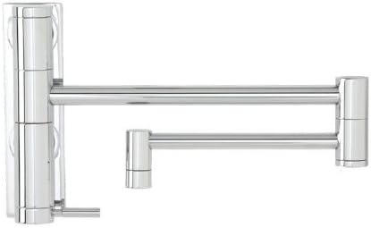 Waterstone Hunley Wall Mount Pot Filler Faucet in Chrome