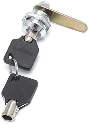 Barrel Lock,Drawer Locks,2pcs Tubular Cam for Home Important Items Security Cylinder Door Mailbox Cabinet Tool with Keys(25mm)