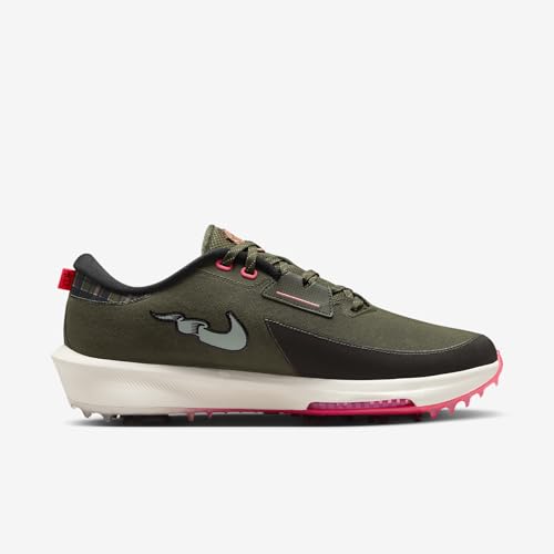 Nike Nike Infinity Tour 2 Golf Shoes (FQ8319-300, Cargo Khaki/Jade Horizon/Hot) Size 8.5