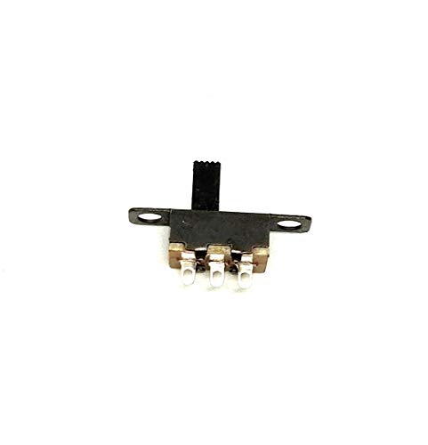 Image of INVENTO SPDT on-Off 3 Pin Black 2 Position Slide Switch for Car Motorcycle Electrical DIY (0.3A 125V AC) - 10 Pcs