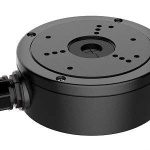 Hikvision DS-1280ZJ-S Junction Box for Dome Cameras, Indoor & Outdoor Use, Load Capacity 4.5kg, Black