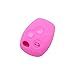 Price comparison product image BROVACS Silicone Cover Protector Case Holder Skin Jacket Compatible with RENAULT 3 Button Remote Key Fob CV9300 Pink