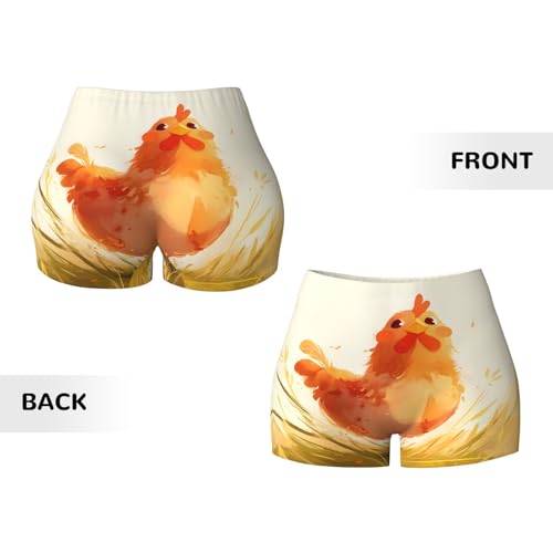 Prostitute Pattern Sports Shorts, high Elastic Slim Fitness Pants, Suitable for Yoga/Leisure/Daily wear3