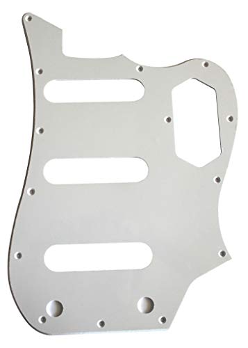 For Squier Vintage Modified Bass VI Guitar pickguard (1 Ply White)