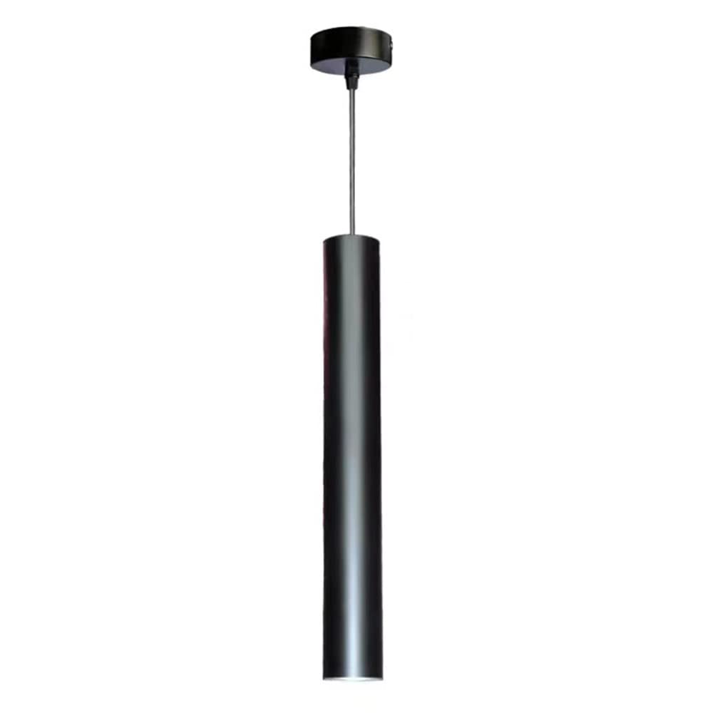 Nowoczesna lampa wisząca LED czarna lampa miedziana Blaco Miedź Miedź Miecze Pokój Lamp Longelie Wiszące Cylindryczne Cylindryczne Światło