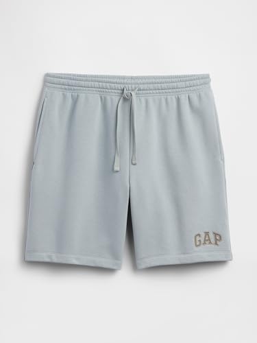 Image of Gap Men Embroidered Standard Fit Mid Rise Shorts