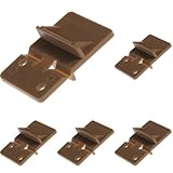 Hillman 57061 Drawer Pull-Out Stop, 1 Count (Pack of 25), Brown, 5 Pieces