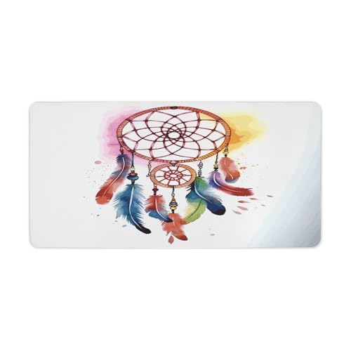 Pad para escritorio Watercolor Dream Catcher grande goma