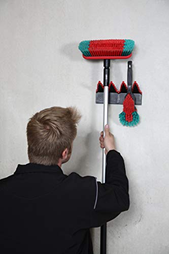 VIKAN 524652 ERGO BÜRSTE Polypropylen Fasern Borsten gesplisst weich Gummikante