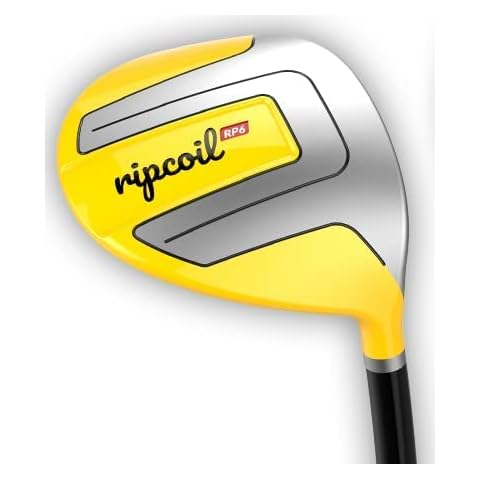 Ripcoil RP6 -Golf Swing Training Aid and Distance Trainer, Whippy Shaft and Driver Head, Hit Balls with This Aid, Increase Swing Speed and Distance Fast (Left Hand) Cover