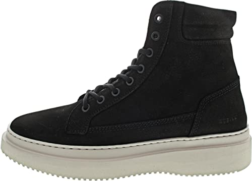 Nubikk Jonah Dune Herren Schnürstiefelette in Schwarz, Größe 44