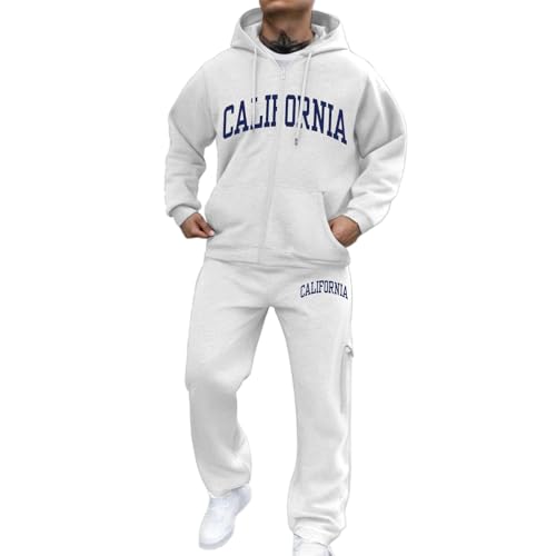 Costumes pour homme blanc motif lettres ville automne hiver