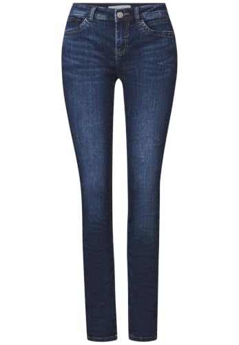 Street One Damen A378402 Jeans im Casual Fit, Dark Blue Wash, 27W / 28L – Ansicht 5