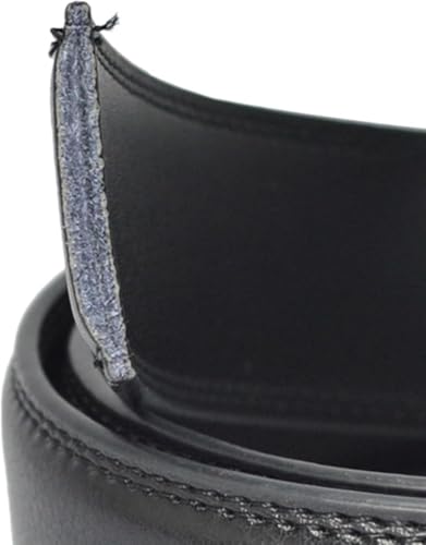 Sress Belts Leather Ratchet Slide Belt with Adjustable Click Buckle Accessories Man Belt Casual Belts4