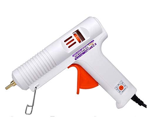 FEDUS Glue Gun with Glue Sticks, 150 Watts with Copper Nozzles Temperature Adjustable Switch DIY Repair Tool Professional Melting Heavy Duty High Temp Pen for Crafting, Jewelry, Wood, 10 Glue Sticks-image-33
