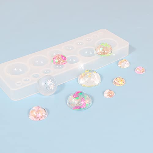 Dd-Life 2Pcs Cabochon Gem Silicone Mold thumb #4