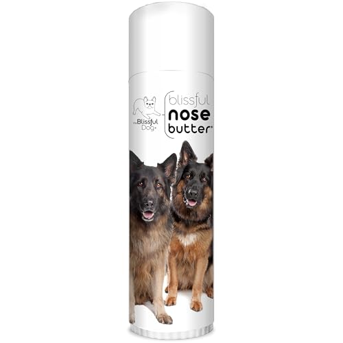 Image of The Blissful Dog German Shepherd Nose Butter, Versatile Dog Nose Balm for Dry Nose, Handcrafted Nose Moisturizer, Easy-to-Apply Dog Essentials, Unscented, 0.5 oz.