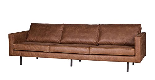 De Eekhoorn Ledersofa Rodeo 3-Sitzer Cognac