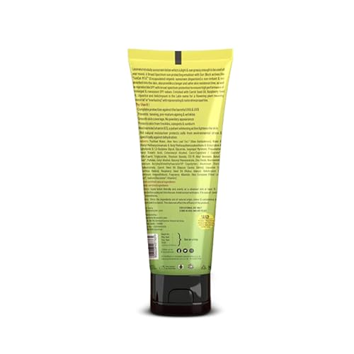 Image of Lass Naturals Sunscreen 5-in-1 Daily Lotion SPF 30+ UVA PA+++ Skin Safe Face Sunscreen Water resistant Best Sunscreen lotion Non Sticky (Pack 1) - 100g