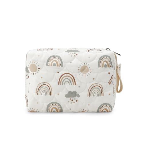 Bolsa compacta para pañales con múltiples compartimentos miniatura 1