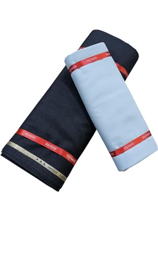 Image of Raymond Men's Unstitched 3.25 Meters Suit Fabric Set with Cufflinks and 1.7 Meters Shirt Piece (Multicolour, All Weather Fabric,Attractive Box,Premium Fabric) (2)