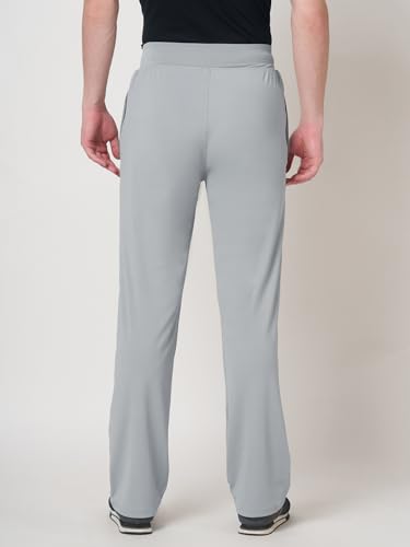 Image of MARK LEUTE Men's Straight Fit Rapid Dry Front Pleated Stretchable Lycra Trackpant