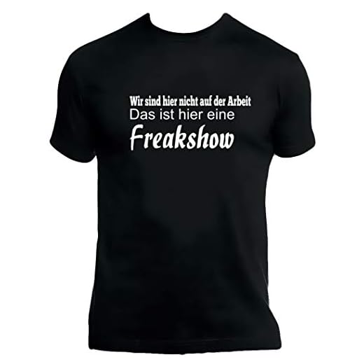 Vi är här inte på jobbet. Det här är en freakshow t-shirt svart S M L XL 2XL 3XL 4XL 5XL kollegor arbetsplats, arbetsgivare, julfirande