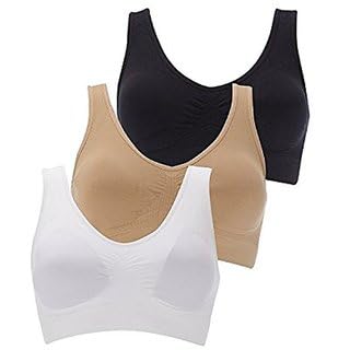 wink collection Women's Padded Wire-Free Sports Bra | High-Impact Support for Gym, Running & Yoga | Soft, Stretchable, Moisture-Wicking Workout Bra Pack of 3-picture-23