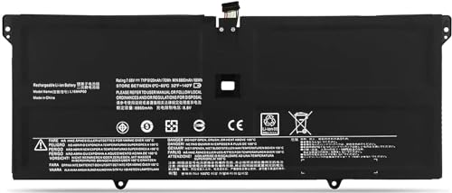 L16M4P60 - Batería compatible con Lenovo Yoga 920 920-13IKB 920-13IKB-80Y7 Flex Pro-13IKB Yoga 6 Pro 13IKB Series L16C4P61 5B10N01565 5B10N17665 5B10N10N17665 5B100 W6724 9 70 Wh 7,68 V