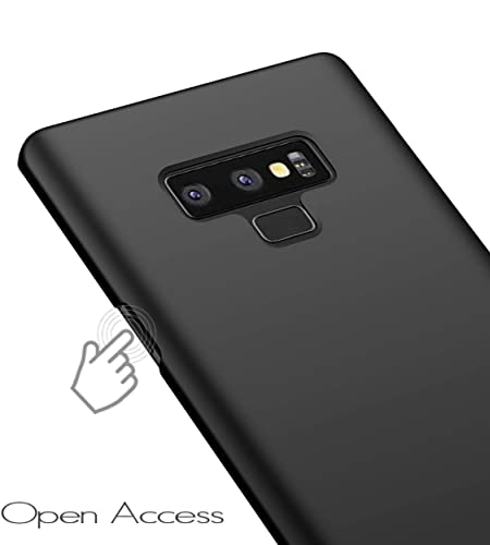 Image of Mobile Back Cover Case for Samsung Galaxy Note9, Sm-N960F|Ds, Sm-N960U, Sm-N9600|Ds (Silicone Case|CameraProtection|Black SC1510)