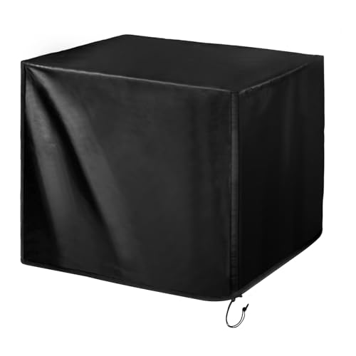 TIAOFY Waterproof Universal Generator Cover Outdoor Generator Tent Running Cover Portable Generator Enclosure 600D Oxford Fabric with Elastic Drawstring (BLACK 26(L) x 20(W) x 20(H))