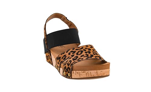 Corkys Footwear Women's Better With Time 2-Inch Wedge - Timeless Wide Toe Strap With Cut Outs, Elastic Gore Strap Around Ankle, And EVA Insoles For All-Day Comfort3