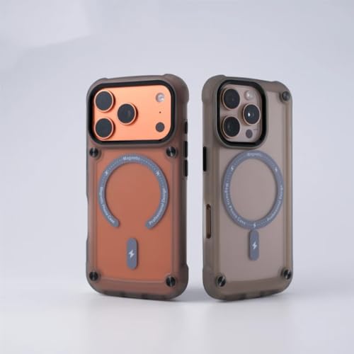 Coque iPhone 15 magnétique mate anti-choc - Finition givrée
