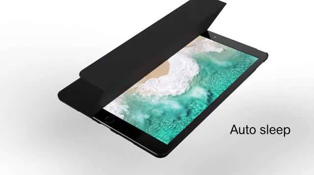 JETech Case for iPad Mini 1 2 3 (NOT for iPad Mini 4), Smart Cover with Auto Sleep/Wake (Black)