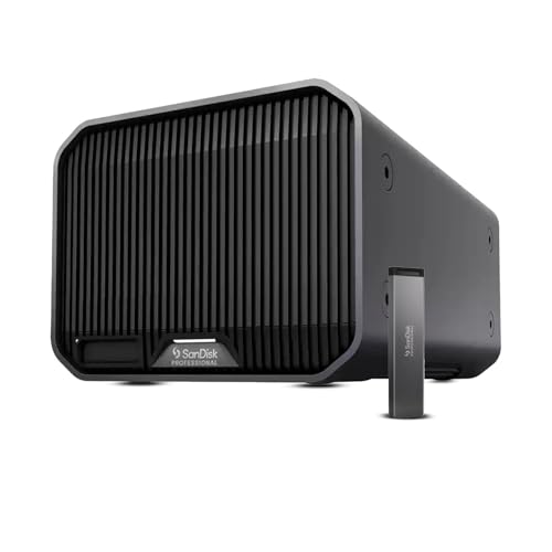 SanDisk Professional 44TB G-RAID Mirror Drive with Thunderbolt 3 Interface and Pro-Blade SSD Mag Slot Bundle Pro-Blade SSD Mag 1TB (2 Items)