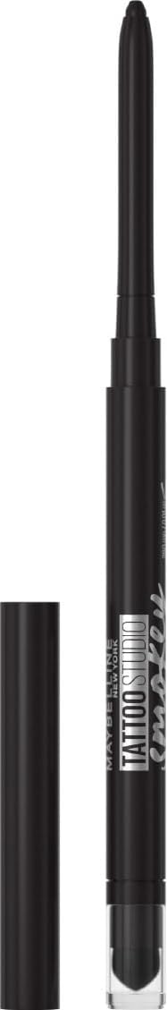 Maybelline Eye Liner Tattoo Smokey Gel Pencil Waterproof 01 Smokey Black