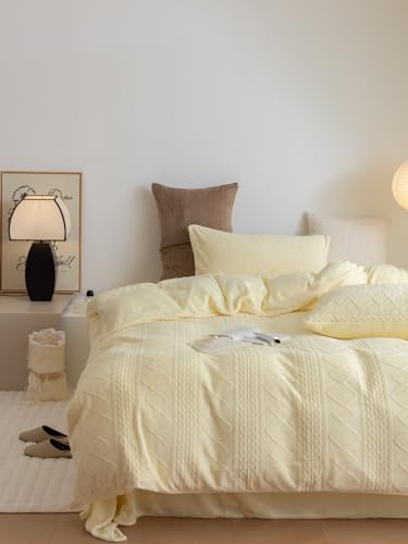 Parure de lit pour lit simple et decoration d'interieur cosy - 3