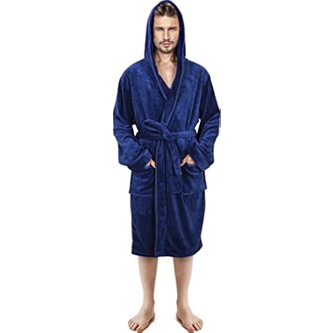 NY Threads Super Soft Hooded Dressing Gown Cover
