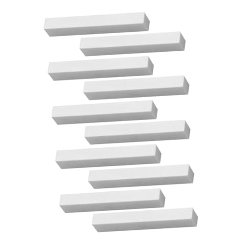 OFFSCH Acoustic Electric Bass Guitar Nut Replacement 10pcs Beef Bone Guitar Nuts Durable for Musicians