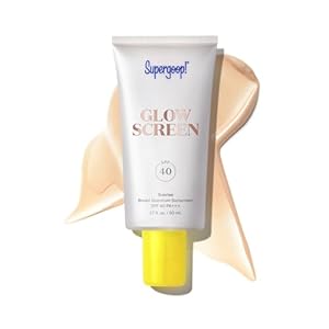 Supergoop! Glowscreen SPF 40, Sunrise (Champagne Glow) – 1.7 fl oz – Glowy Primer + Broad Spectrum Tinted Sunscreen – Helps Filter Blue Light – Hydration – Hyaluronic Acid & Vitamin B5