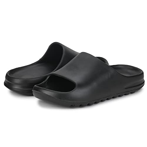 Image of D-SNEAKERZ Sliders for Men Casual Light Weight Slippers for Boys Daily Use Waterproof Bathroom Slides (S-02)