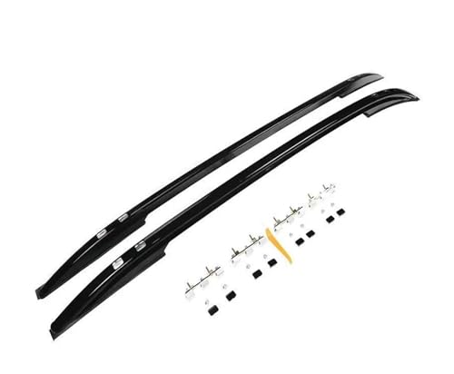 Barres transversales de toit premium en aluminium noir pour SUV Toyota RAV4 2019-2022