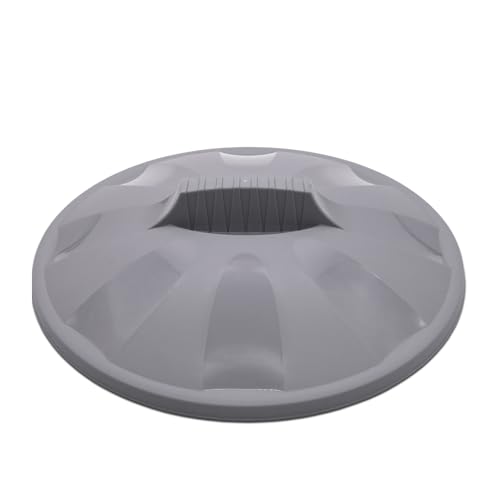 Spetebo Universal Maxitonne aus Kunststoff - 40 Liter - Allzweck Tonne mit Deckel farblich sortiert - Garten Mülltonne Regentonne mit Klickverschluss Abfalleimer Mülleimer