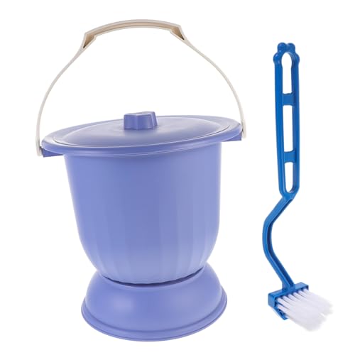 Zynphancer スピットン トイレ便器 ブラックライト対応 ? 蓋付きで消臭密封 移動便利なポータブル小便器 夜間使用に適した滑らか設計
