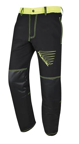 Francital Forest Fighter Start-Up Schnittschutzhose by rot - Bundhose - Forsthose - Forstkleidung (5XL, schwarz)