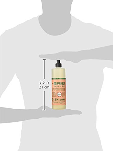 Image of MRS. MEYER'S CLEAN DAY Liquid Dish Soap, Geranium, 16 Fluid Ounce